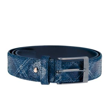 Jeremy Scottish Pattern - D.Blue (Belt)