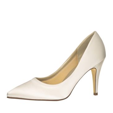 Brautschuhe June Ivory Satin
