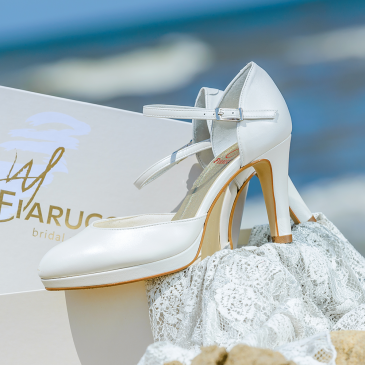 Lani White Leather