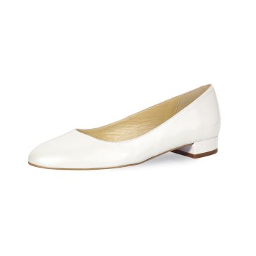 Maxime White Leather