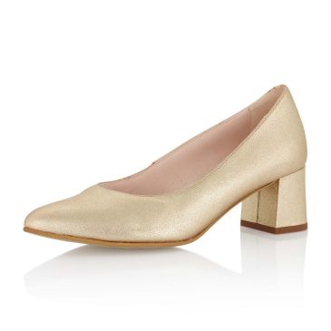 Mette Gold Leather