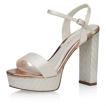 Nattie Ivory Satin & Parquet