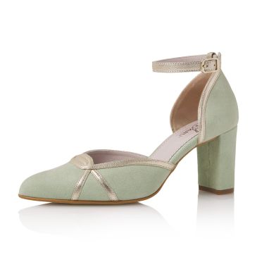 Nowi Mint Suede (Leather)/ Gold