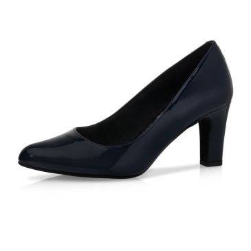 Brautschuhe Octavia Navy Patent 