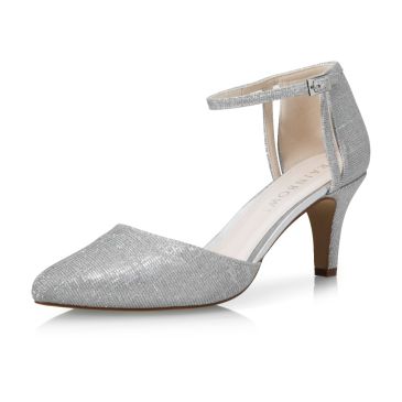 Brooke Silver Metallic - Bridal Shoes - Rainbow Club - ShoeStories