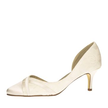 Wilma Ivory Satin/ Lace