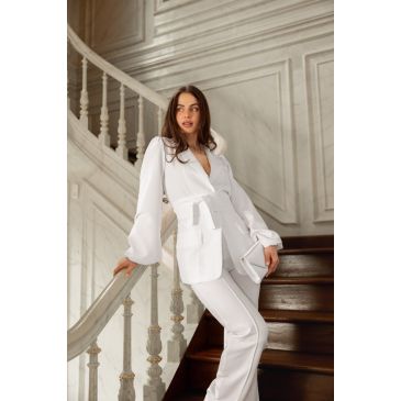 Roux Ladies Suit White